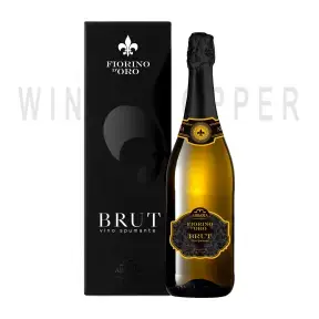 Игристое вино Abbazia, Fiorino d'Oro Brut, gift box 0.75 л