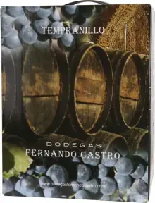 Вино Tempranillo BiB, Bodegas Fernando Castro 3 л