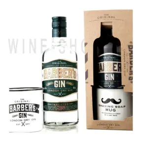 Джин Barber's London Dry Gin, gift box with a mug 0.7 л