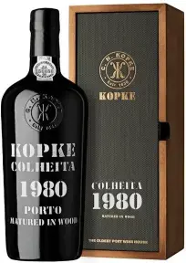 Портвейн Kopke, Colheita 1980 Porto, wooden box 1980 0.75 л