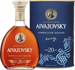 Коньяк Айвазовский 20-летний, в подарочной тубе,  0.5 л
