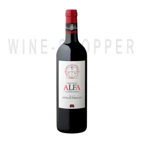 Вино Chateau Alfa la Bernarde, Blaye Cotes de Bordeaux AOC 2020 0.75 л