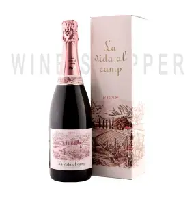 Игристое вино La Vida al Camp Cava Brut Rose in gift box 0.75 л