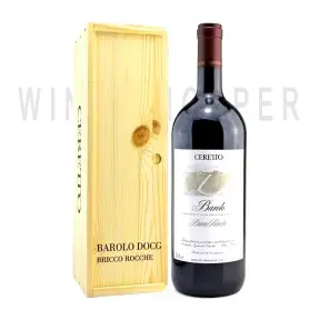 Вино Ceretto Barolo Bricco Rocche DOCG 2007 wooden box 1.5 л