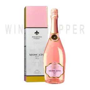 Игристое вино Abbazia Moscato Rose Fiorino d'Oro gift box 0.75 л