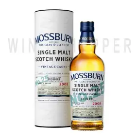 Виски Mossburn, Vintage Casks No.25 Ardmore, 2008, in tube 0.7 л