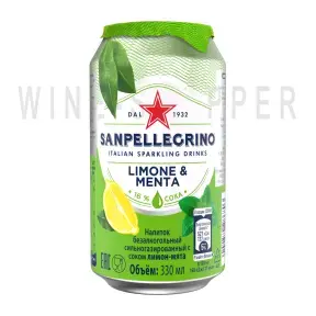  S. Pellegrino Limone & Menta in can 0.33 л