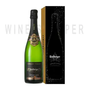 Игристое вино Wolfberger Cremant d'Alsace AOC Pinot Gris 2019 gift box 0.75 л