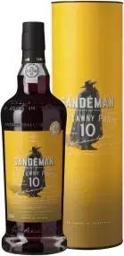 Портвейн Sandeman, Tawny Porto 10 Years Old, Douro DOP, in tube 0.5 л