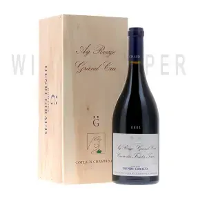 Вино Henri Giraud Cuve des Froids Terres Ay Rouge Grand Cru Coteaux Champenois 2019 in gift box 0.75 л