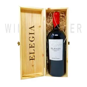 Вино Produttori di Manduria Elegia Riserva Primitivo di Manduria DOP 2017 wooden box 1.5 л