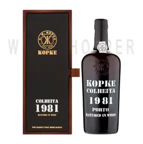 Портвейн Kopke, Colheita 1981 Porto, wooden box 1981 0.75 л