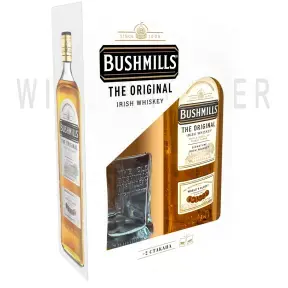 Виски Bushmills Original, gift box with 2 glasses, 0.7 л