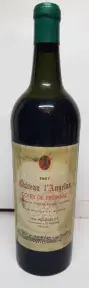 Вино Jean Rousselot Chateau l’Angelus Cotes de Fronsac 1967 0.75 л