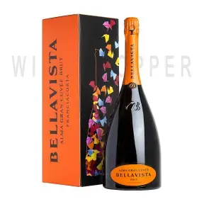 Игристое вино Bellavista Alma Gran Cuvee Franciacorta DOCG Brut gift box 0.75 л