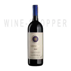 Вино Sassicaia 2000 0.375 л