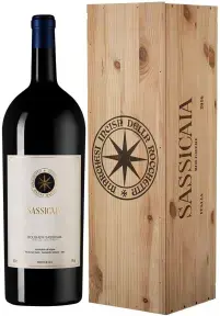 Вино Sassicaia, 2018, wooden box, 6 л