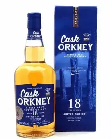 Виски A.D. Rattray Cask Orkney Single Malt 18 y.o. gift box, 0.7 л