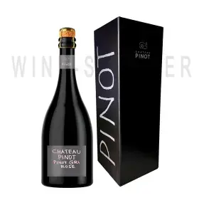 Игристое вино Chateau Pino Pinot Gri Rose Extra Brut gift box 0.75 л