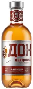 Ликер Дон-Батюшка Перцовка настойка горькая 0.25 л