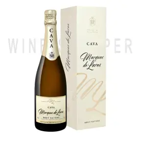 Игристое вино Marques de Lares Brut Nature Cava DO gift box 0.75 л
