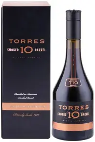 Бренди Torres 10 Smoked Barrel, gift box, 0.7 л