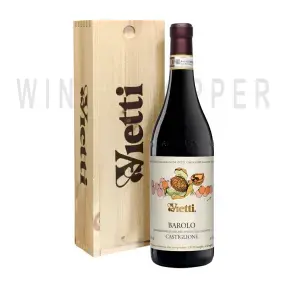 Вино Vietti Barolo Castiglione DOCG wooden box 2018 0.75 л