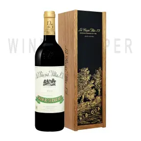 Вино La Rioja Alta Gran Reserva 904 Rioja DOC wooden box 2007 0.75 л