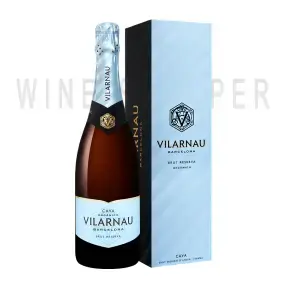 Игристое вино Vilarnau Brut Reserva Cava DО gift box 2018 0.75 л