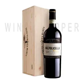 Вино Tenuta Santa Maria Valpolicella Ripasso Classico Superiore DOC 2018 wooden box 1.5 л