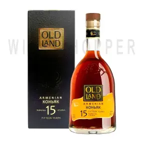 Коньяк Old Land 15 Years Old gift box 0.5 л