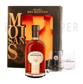  Moisans VS gift set with 2 glasses 0.7 л