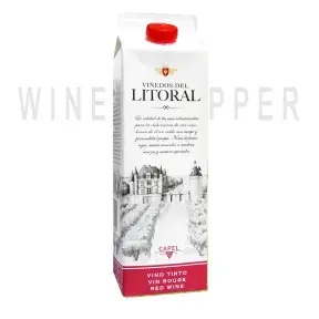 Вино Vinedos del Litoral Tinto Semidulce tetra-pak 1 л