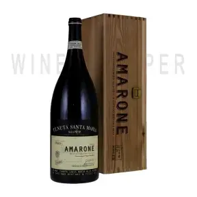 Вино Tenuta Santa Maria Amarone della Valpolicella Classico Riserva DOCG 2015 wooden box 1.5 л