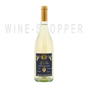 Вино Angelo Rocca e Figli Miliasso 4 Vites Bianco Piemonte DOC 2020 0.75 л