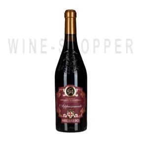 Вино Angelo Rocca e Figli Miliasso Appassimento Piemonte DOC Rosso Passito 2019 0.75 л