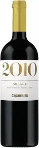 Вино Capannelle Solare Vino da Tavola di Toscana Rosso IGT Sangiovese, 2010, 0.75 л