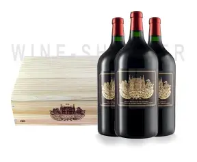 Вино Chateau Palmer wooden box 3 бут. 2016 1.5 л