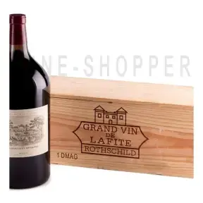 Вино Chateau Lafite Rothschild OWC-оригинальный деревянный ящик на 1 бут. 2017 3 л