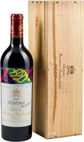 Вино Chateau Mouton Rothschild Pauillac AOC Premier Grand Cru Classe, wooden box, 2011, 1.5 л
