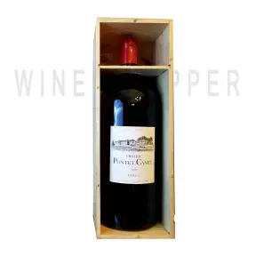 Вино Chateau Pontet-Canet Pauillac AOC 5-me Grand Cru Classe in wooden box 2010 6 л
