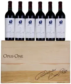 Вино Opus One, wooden box set of 6 bottle, 2018, 0.75 л