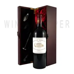 Вино Chateau Margaux Margaux AOC Premier Grand Cru Classe wooden box 2007 3 л