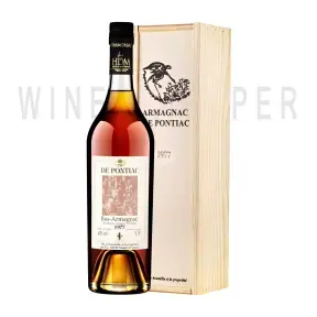 Арманьяк De Pontiac Vintage Bas-Armagnac AOC 1977 wooden box 0.7 л