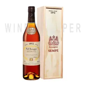 Арманьяк Sempe Vieil Armagnac 1972 wooden box 0.7 л