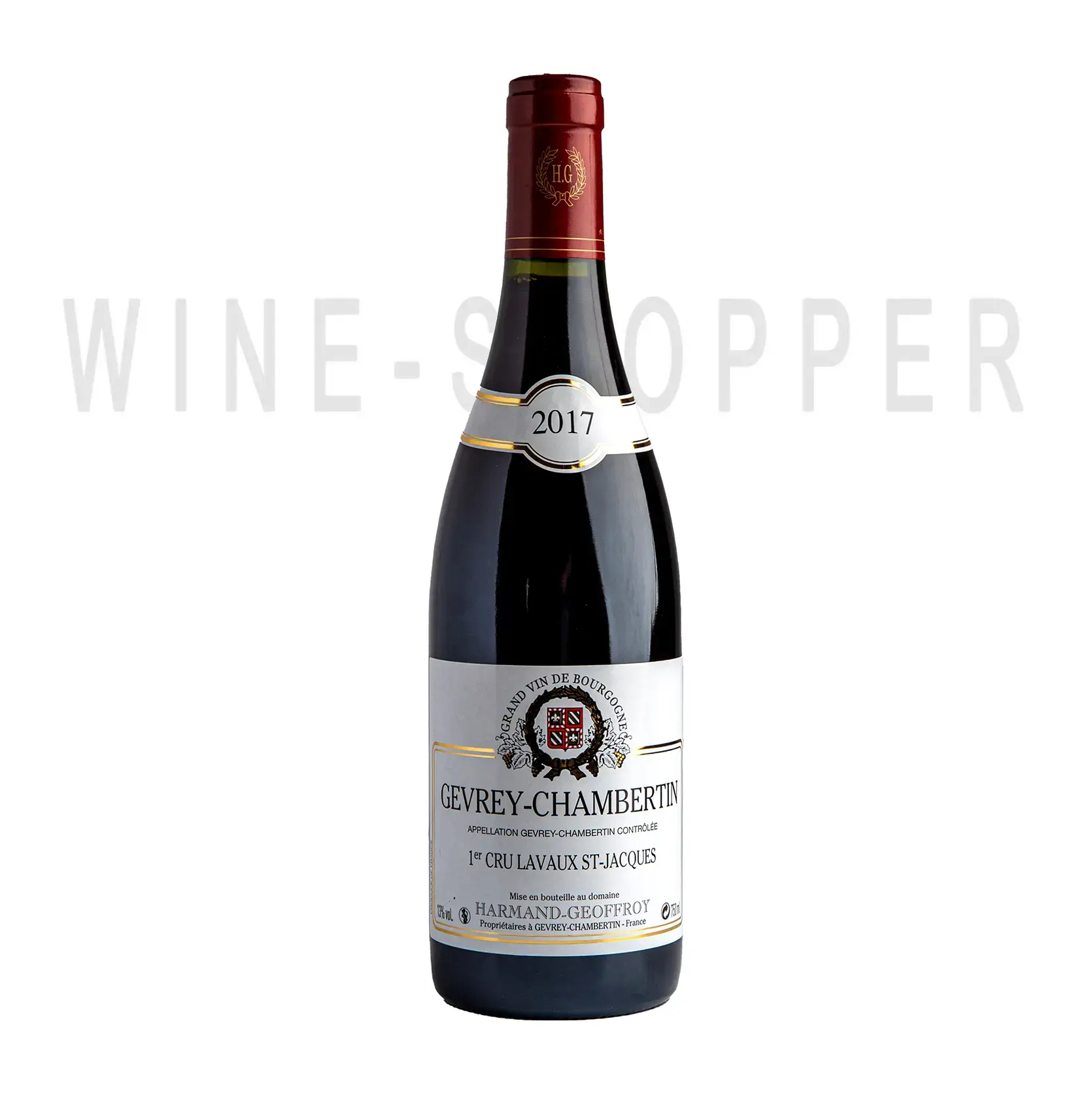 Вино Domaine Harmand-Geoffroy Gevrey-Chambertin 1er Cru Lavaux St-Jacques 2017 0.75 л