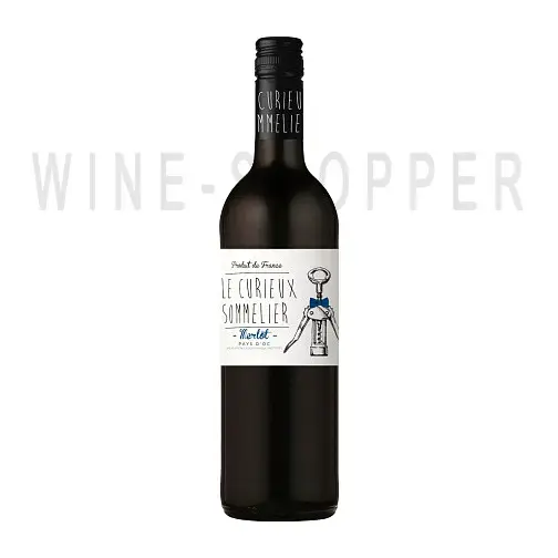Вино Le Curieux Sommelier Merlot 2021 0.75 л