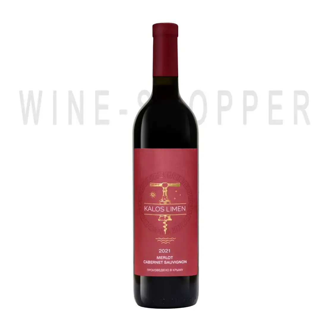 Вино Kalos Limen Merlot & Cabernet Sauvignon 2021 0.75 л