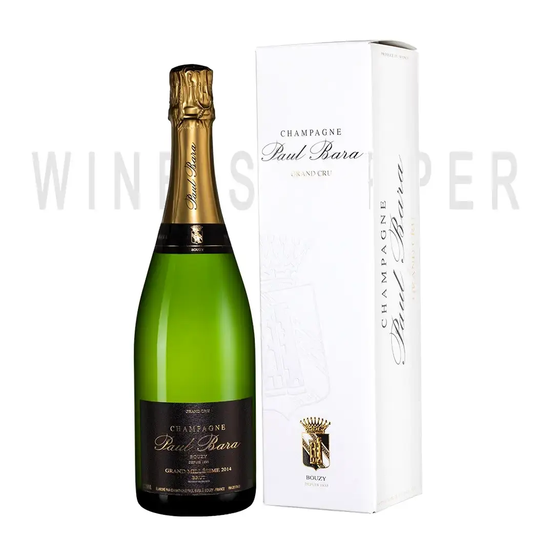 Шампанское Paul Bara Grand Millesime Brut Champagne AOC 2016 gift box 0.75 л