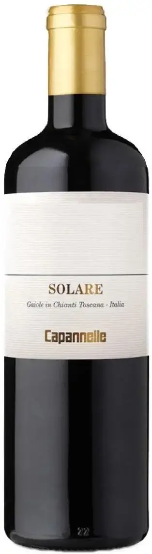 Вино Capannelle Solare Vino da Tavola di Toscana Rosso IGT Sangiovese 2011 0.375 л